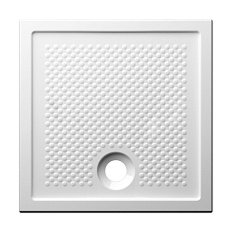 Поддон для душа керамический, цвет чёрный матовый, Globo Docciaviva