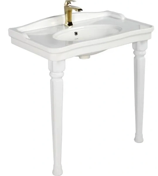 Раковина консоль Creavit Antik AN080-00CB00E-0000 80 см напольная (детальная фотография), пристенные