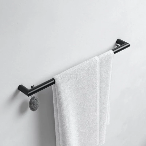 Полотенцедержатель Keuco Reva черный матовый 12801370800 (детальная фотография), черные