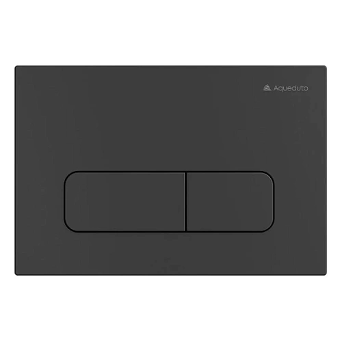 Клавиша смыва Aqueduto FORMA черная матовая - фото 3