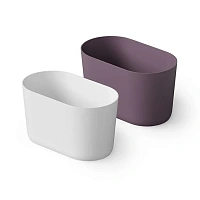 Ванна DEA Design Single DD8673 1350 18, 135 х 75 см, искусственный камень, цвет белый матовый