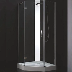 Душевой уголок Cezares Bergamo 90х90 см левый