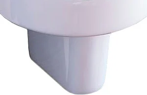 Полупьедестал для раковины Sanita Luxe Best белый PD.WH/Best/N/WHT.G/S1 (детальная фотография)