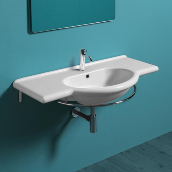 Раковина Simas Lavabi d’arredo Montercarlo TOP 60 (детальная фотография), современные, hi-tech