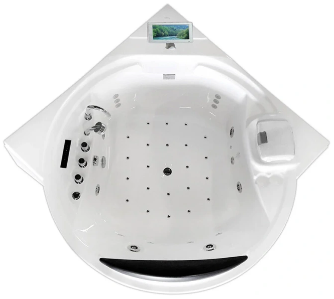 Акриловая ванна Gemy G9071 II O (детальная фотография), большие, глубокие