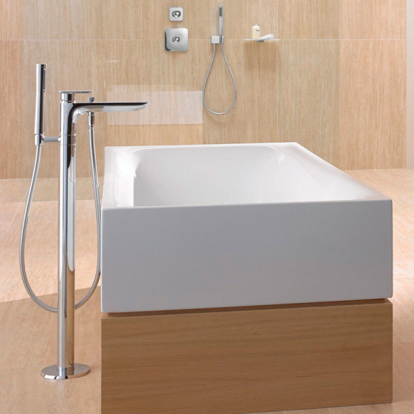 Смеситель для ванны Kludi E2 напольный 495900575 (детальная фотография), для ванны