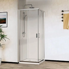 Душевой уголок Vincea City 80х80 см стекло прозрачное