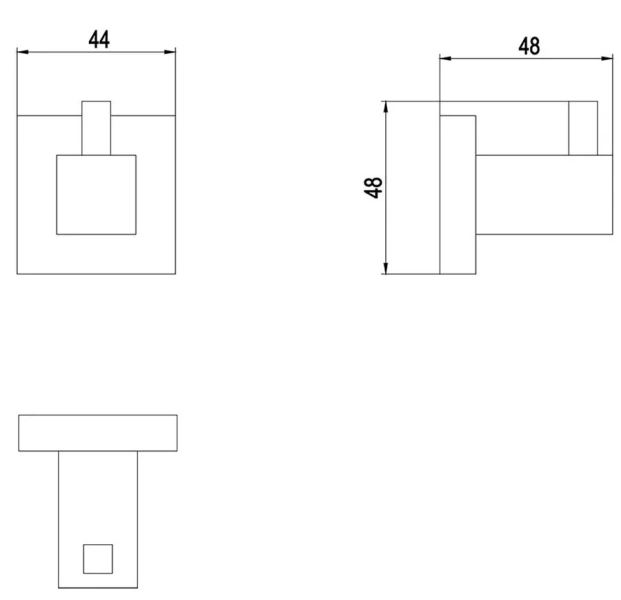 Крючок для ванной золото Timo Selene 17011/17 (детальная фотография), современные, hi-tech