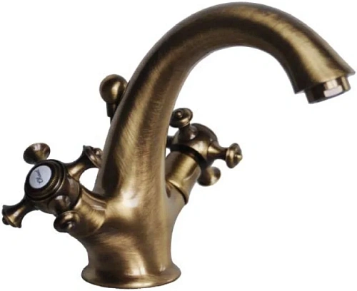 Смеситель для раковины Migliore Prestige бронза - фото 2