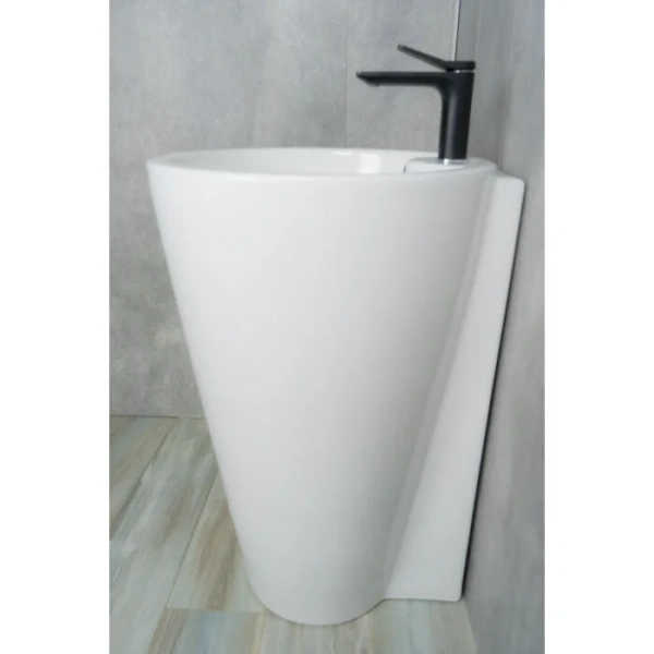 Раковина напольная GID Autonomo Nb136 50 см белая 81105 (детальная фотография), 50 см