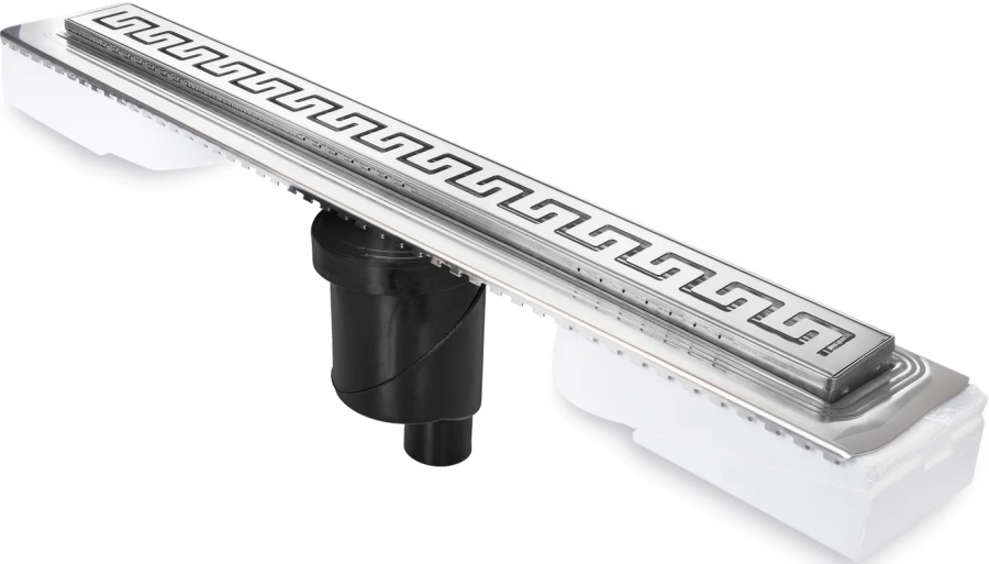 Душевой лоток BERGES B1 Antik 90 см матовый хром 090027 (детальная фотография)