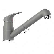 Смеситель для кухни алюметаллик Blanco Daras-S