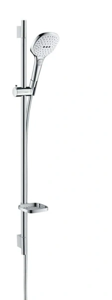 Душевой набор хром-белый Hansgrohe Raindance Select 26623400 (детальная фотография)