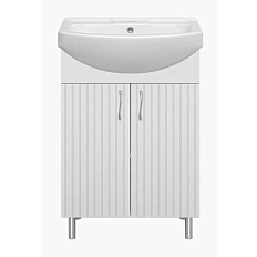 Тумба под раковину напольная Misty Изео 60 см белая