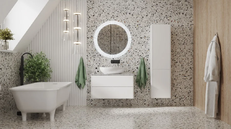 Ванна из искусственного камня Belux Саламанка ВС-1700, 4810924264305, 170 x 80 см, белый (детальная фотография), отдельностоящие