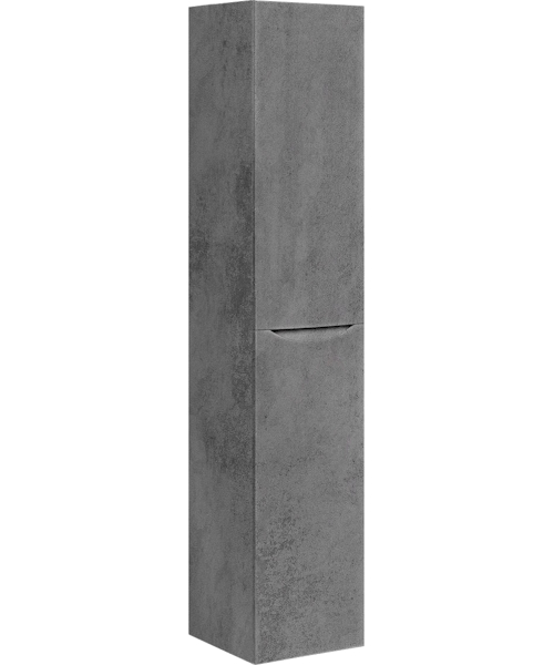 Шкаф-пенал подвесной Vincea Mia 35 см Beton, правый VSC-2M170BT-R (детальная фотография), в наличии