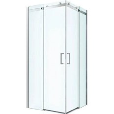 Душевой уголок BERGES Gelios 100x100 см профиль хром сильвер