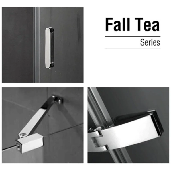 Душевой уголок Gemy Fall Tea 120 S29131 (детальная фотография), хром