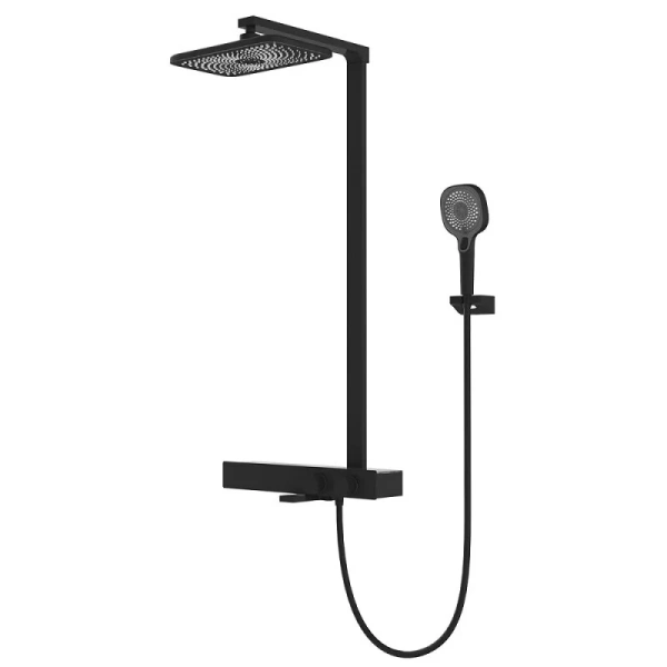 Душевая стойка Vincea Inspire черная VSFS-3I13TMB (детальная фотография)