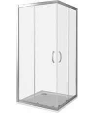 Душевой уголок BAS Infinity 90х90 см профиль хром