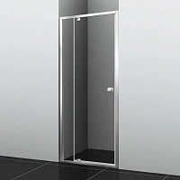 Душевая дверь в нишу WasserKRAFT Aula 100 см профиль хром, стекло прозрачное