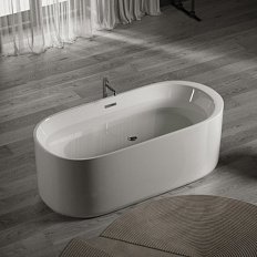 Ванна акриловая Sancos Fiori 170x80 см отдельностоящая