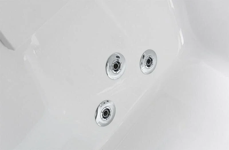 Ванна гидромассажная Frank F101L/R, левая/правая, пристенная, 170 x 80 x 60 см, 201759000/201759001 (детальная фотография), угловые, приставные, встраиваемые