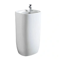 Раковина напольная Vincea 50 см белая