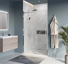 Душевая дверь BelBagno Marino 110 см профиль хром