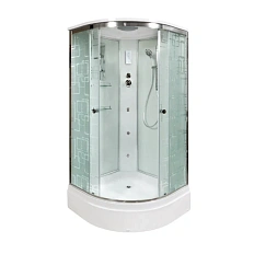Душевая кабина Deto EM 100x100 см с зеркалом