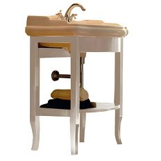 Консоль под раковину Kerasan Retro белая матовая