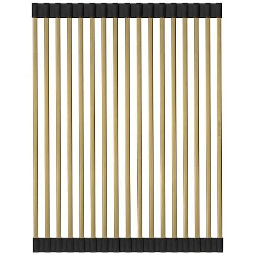 Ролл-мат для кухонных моек Paulmark 44 см брашированное золото - фото 2