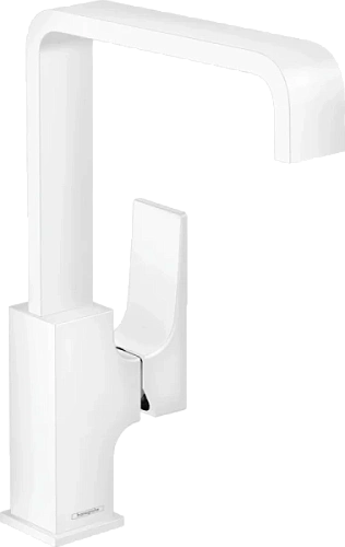Смеситель для раковины Hansgrohe Metropol матовый белый - фото 2