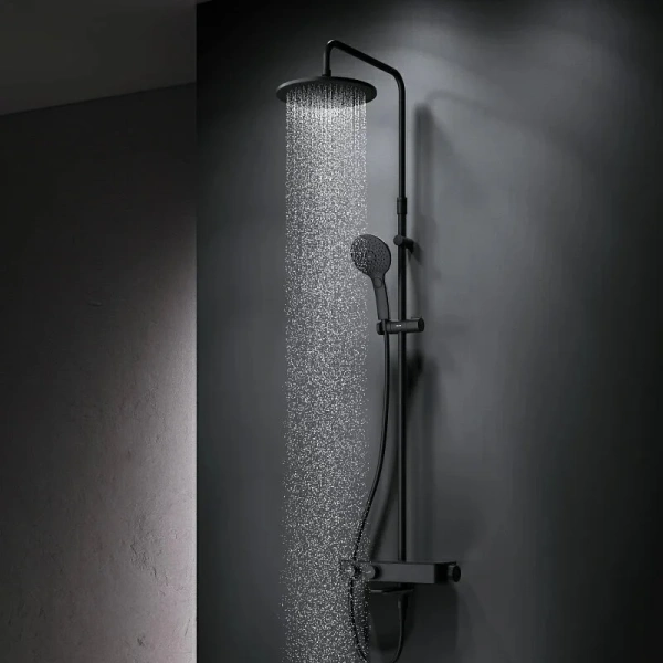 Душевая стойка Am.Pm Inspire 2.0 с термостатом F0750A522 (детальная фотография), с изливом