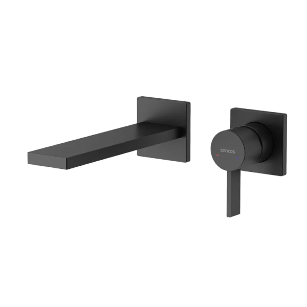 Смеситель для раковины Sancos Linn черный матовый SC9021MB (детальная фотография)