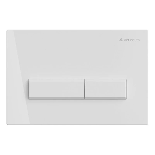 Унитаз с инсталляцией Aqueduto Ovo Plus клавиша белая глянцевая AQDS128T (детальная фотография), по запросу index_1