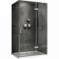 Душевой уголок Abber Zart 110x70 см профиль хром