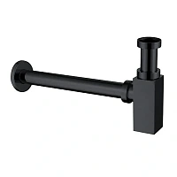 Сифон для раковины Abber Rechteck черный матовый