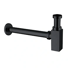 Сифон для раковины Abber Rechteck черный матовый