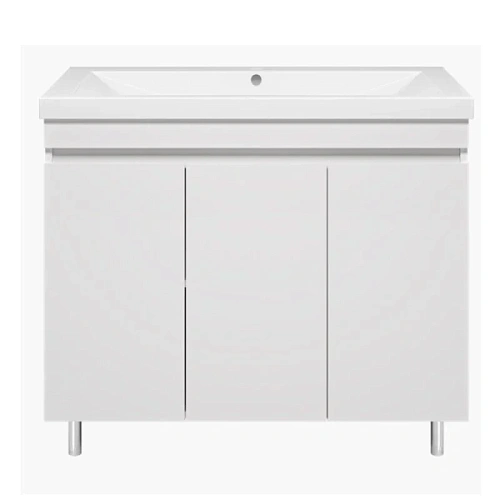 Тумба под раковину напольная Misty Енисей 100 см белая - фото 1