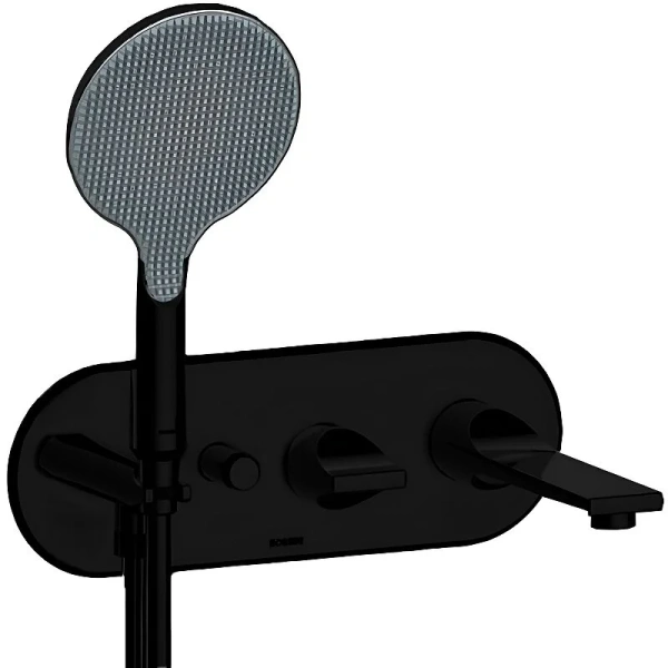 Смеситель для ванны Bossini Apice черный матовый Z00557.073 (детальная фотография)