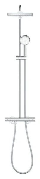 Душевая стойка Grohe Tempesta Cosmopolitan хром 26689000 (детальная фотография), хром