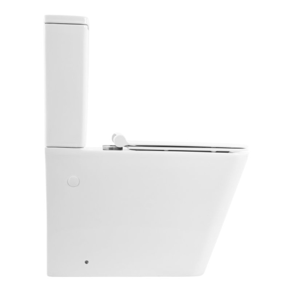 Унитаз компакт Belbagno Ardente-R BB02093CPR безободковый (детальная фотография), белые