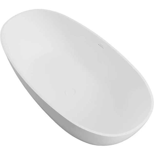 Ванна Allen Brau Krion Oval 2.35003.21, 170 х 80 см, искусственный камень, цвет белый матовый (детальная фотография), искусственный камень