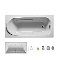 Ванна гидромассажная Riho Columbia 150 x 75 см, FLOW