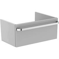 Тумба под раковину подвесная Ideal Standard Tonic II 80 см светло-серый глянцевый