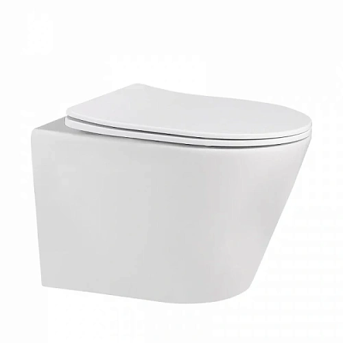 Унитаз подвесной Abber Bequem белый матовый - фото 4