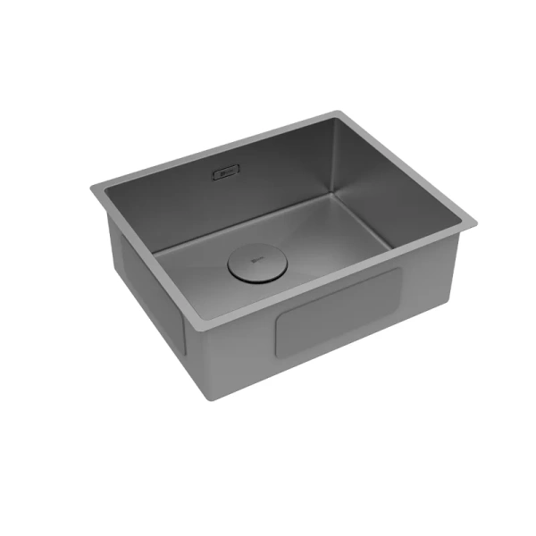 Мойка для кухни Lemark Olanga 54 см графит 9936127 (детальная фотография), прямоугольной формы