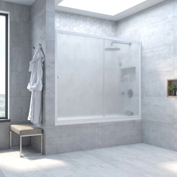 Душевая шторка на ванную Vegas-glass ZV 150 (детальная фотография), раздвижные