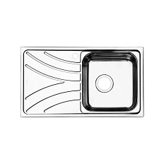 Мойка для кухни IDDIS Arro 78 см чаша слева шелк